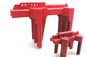 Plastic 2&quot;-8&quot; Red Adjustable Ball Valve Safety Lockout Device supplier