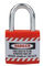 Metal Lock Body Safety Lockout Padlocks Key Retaining Ensure Unlocked Jacket Padlock supplier