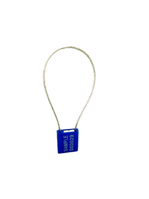 Printing Logo on Aluminum Body Steel Cable Shackle Mini Safety Lockout supplier