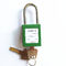 Non-Conductive Nylon ABS Body Different Material Choose Shackle Safety Lockout Padlocks supplier