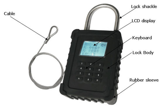 ZCT08 All-in-one GPRS/GPS/RFID Tracking  E-lock Safety Lock Out for Industrial Truck supplier