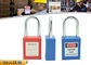 38 mm Shackle Safety Lockout Padlocks , ABS Material Safety Padlock supplier