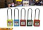 Non - Conductive Steel 76mm Long Shackle Xenoy Safety Lockout Padlocks supplier