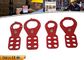 Hasp Safety Lock Out with 38 Mm / 25 Mm Lock Shackle Nylon PA Steel Vinyl Coated supplier
