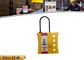 Osha Yellow Lock Out Tags Nylon Lockout Hasp 3 Mm Thin Shackle 4 Padlocks Allow supplier