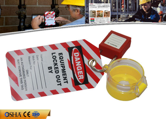 Easy to Install Workshop Safety Emergency Stop Lockouts with Glass resin PC supplier