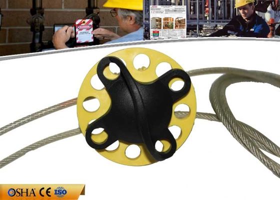 Cable Safety Lock Out With 185g Weight ABS Material Body  2m Cable Steel supplier