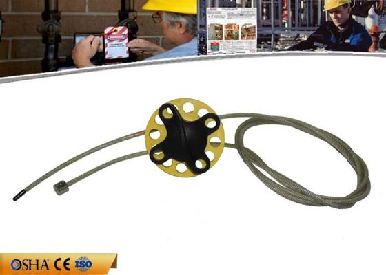 Cable Safety Lock Out With 185g Weight ABS Material Body  2m Cable Steel supplier