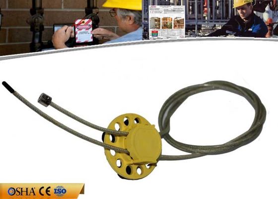 Cable Safety Lock Out With 185g Weight ABS Material Body  2m Cable Steel supplier