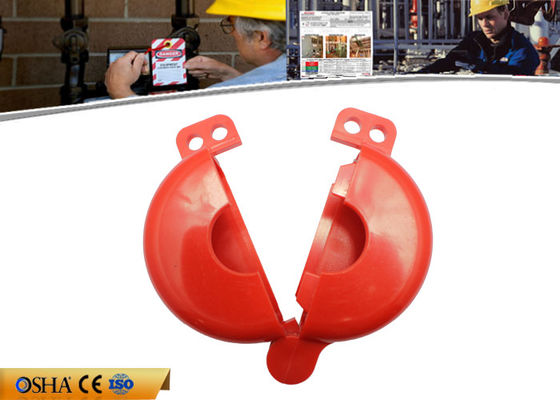 ABS Material Red Gas Cylinder Tank Lock Out  Use for Valve Stem Hole 32MM supplier