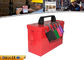 Red Portable Lockout Tagout Kits With 12 Pieces Padlocks Steel Material supplier