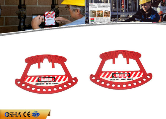 105g Portable Padlock Rack Lock Out Station with 12 Padlocks PP Material supplier
