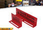 Durable Steel Material 282g Red Lockout Station Hold 10 Pieces Padlocks supplier