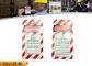 Osha Danger PVC Lock Out Tags With English Language Red / White Color supplier