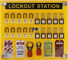 OEM PP Material Lockout Tagout Board 20 - Locks Customizable Digits supplier