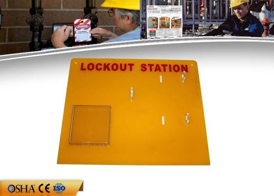 OEM ABS Material Lock Out Station Available 4 Padlocks 1 Hasp And Tagout supplier