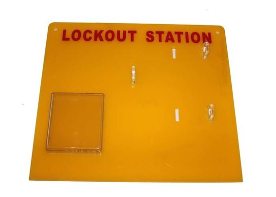 OEM ABS Material Lock Out Station Available 4 Padlocks 1 Hasp And Tagout supplier