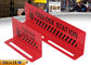 ZC-S002 Red Lockout Station / Durable Steel Material 282g Lockout Tagout Station supplier