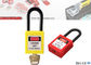Nylon Shackle ABS Lock Body Safety Lockout Padlocks with Customized Language supplier