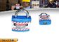ABS Mini Safety Lockout Padlocks With 20.4 Mm Height 5.4 Mm Thickness Shackle supplier