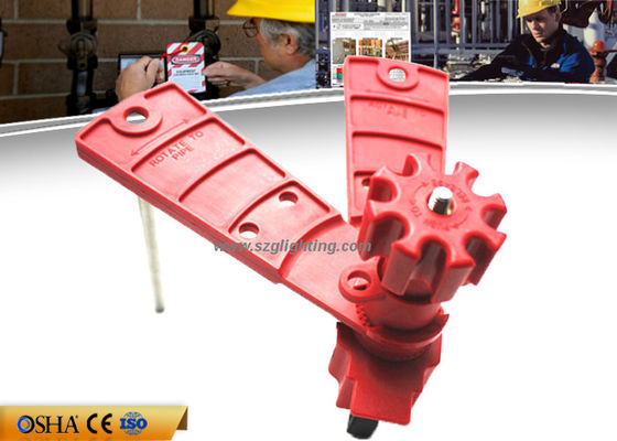 Two Arms Valve Lock Out Suitable 3 / 4 / 5 Way Valves 25 Mm - 40 Mm Size supplier