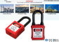 Durable Lock Out Padlocks , Dust Proof Nylon Shackle ABS Lock Out Locks supplier