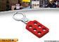 25 Mm Small Size Safety Lock Out Aluminum Lock Hasp With 6 Holes supplier