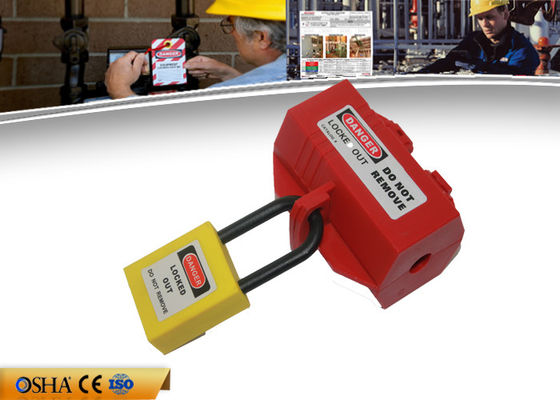 ZC-D41 Certification CE 56g Rugged Polypropylene Safety Lock Out For 110V plug supplier