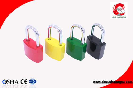 Oem Custom Safety Aluminum Lockout Padlock With Various Color supplier