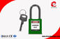 High Security 38mm Length Steel Shackle safety padlock lockout supplier