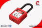 High Security 38mm ABS Nylon Shackle safety padlock Lockout with master key supplier
