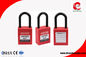 High Security 38mm ABS Nylon Shackle safety padlock Lockout with master key supplier