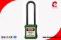 China Supplier 76mm Long Stainless Steel Shackle Types of Plastic Nylon Safety Padlocks supplier