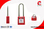 China Supplier New Products 76mm Long Metal Shackle Plastic Nylon Body Safety Padlock supplier