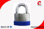 Cheap 40mm blue yellow long shackle Steel Laminated safety padlock with Anti- rust corrosion supplier