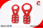 Best Red Economic Steel Safety Lockout Locking Hasp Lock With two resistantTaps supplier