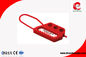 Cheap Price Red Colour Safety Insulated Nylon Locking Padlock Lockout Hasp for locking out some electrical devices supplier