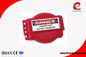 Durable PP Adjustable Gate Valve Handle Rod Lockout 25 mm - 165 mm Red supplier