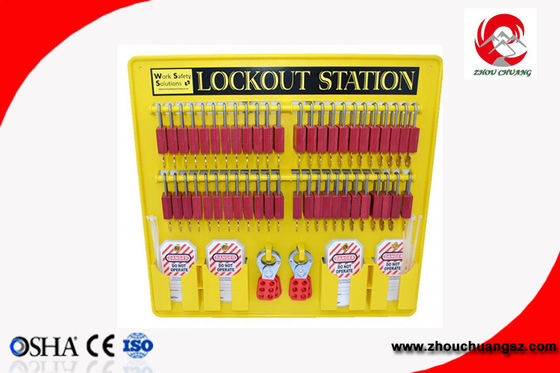 20 safety padlocks lockout station lockout Lock Hanging Board With tagout management station supplier