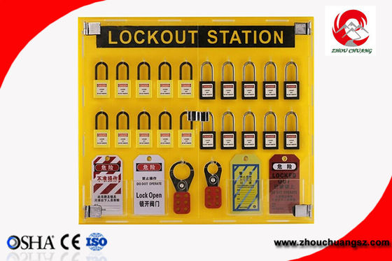 20 safety padlocks lockout station lockout Lock Hanging Board With tagout management station supplier