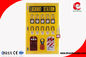 10-locks lockout center station with hasp and tagout Lockout tagout kits-10 lock board supplier