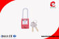 76mm steel long shackle safety keyed alike and logo engraving available smart padlock supplier