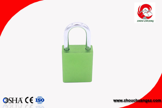 Shenzhen Manufacturer Colorful Oxide Coating Aluminum Padlock Safety Lockout supplier