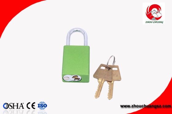 Shenzhen Manufacturer Colorful Oxide Coating Aluminum Padlock Safety Lockout supplier