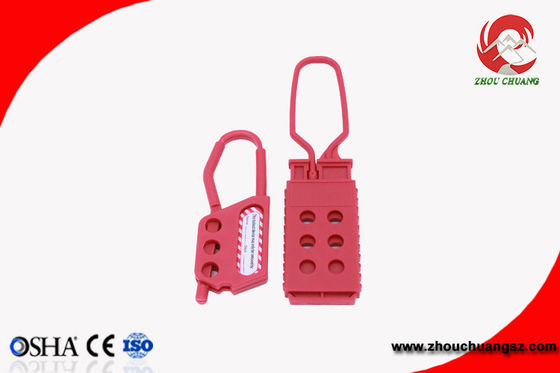 Elecpopular Oem Custom Red Safety Insulated Nylon Locking Padlock Lockout Hasp supplier