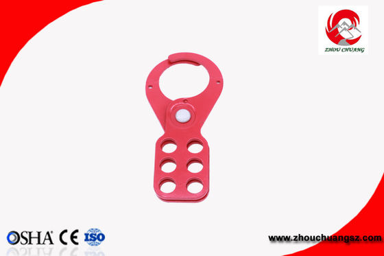 Steel Hasp Safety Lockout/Tagout Economic with Hook, 1" Shackle supplier