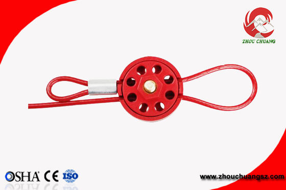 Cheap 8 Hole Resistant ABS Wheel Type Cable Lockout multipurpose cable lockout Can be Customized supplier