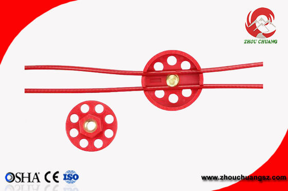 Cheap 8 Hole Resistant ABS Wheel Type Cable Lockout multipurpose cable lockout Can be Customized supplier