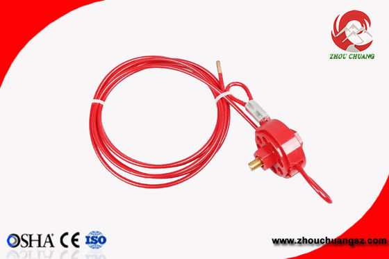 Cheap 8 Hole Resistant ABS Wheel Type Cable Lockout multipurpose cable lockout Can be Customized supplier