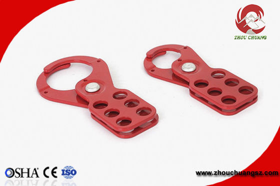 Steel Economic Safety Lockout Hasp spraying plastics and antirust finish treatment supplier